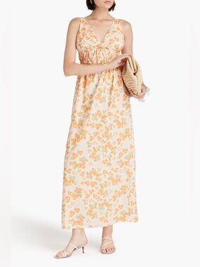 NWT PEONY Vacation floral-print maxi dress